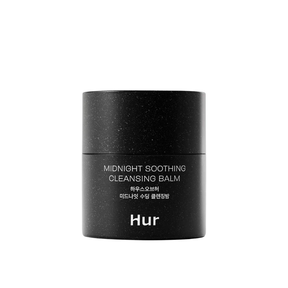 Hvordan Midnight Soothing Cleansing Balm på hvid baggrund. Blød rensebalm, der smelter makeup, solbeskyttelse og talg væk uden at udtørre huden.