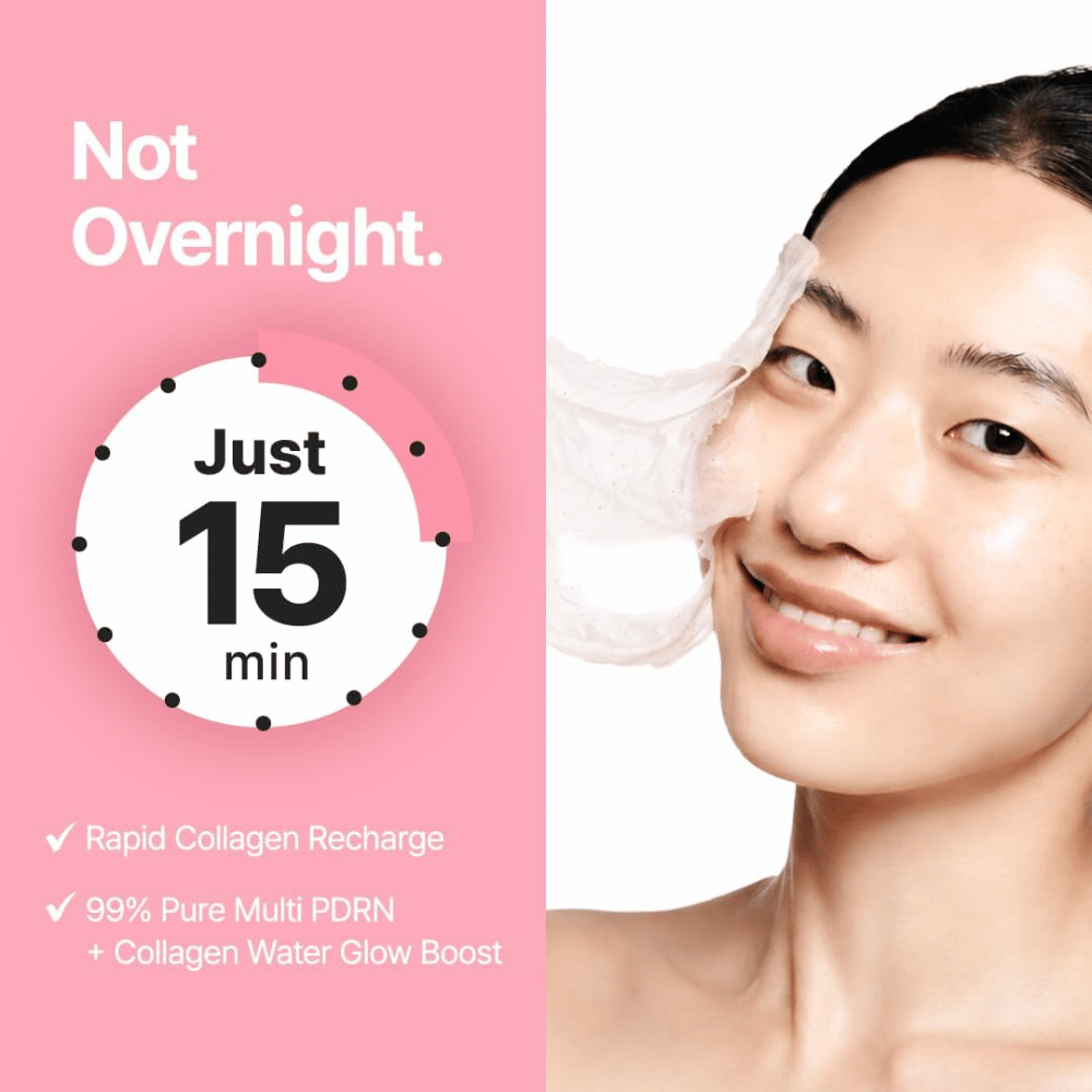 Purito SEOUL Multi PDRN Collagen Real Glow Mask – peel-off-maske, der virker på 15 minutter med PDRN og kollagenvand