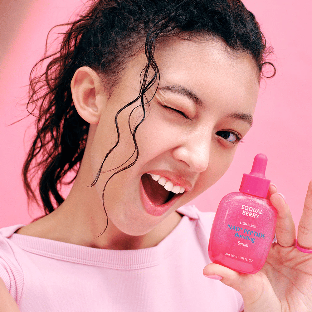 EqualBerry NAD+ Peptide Boosting Serum – glødgivende peptidserum 30 ml som forbedrer hudens elasticitet og glød