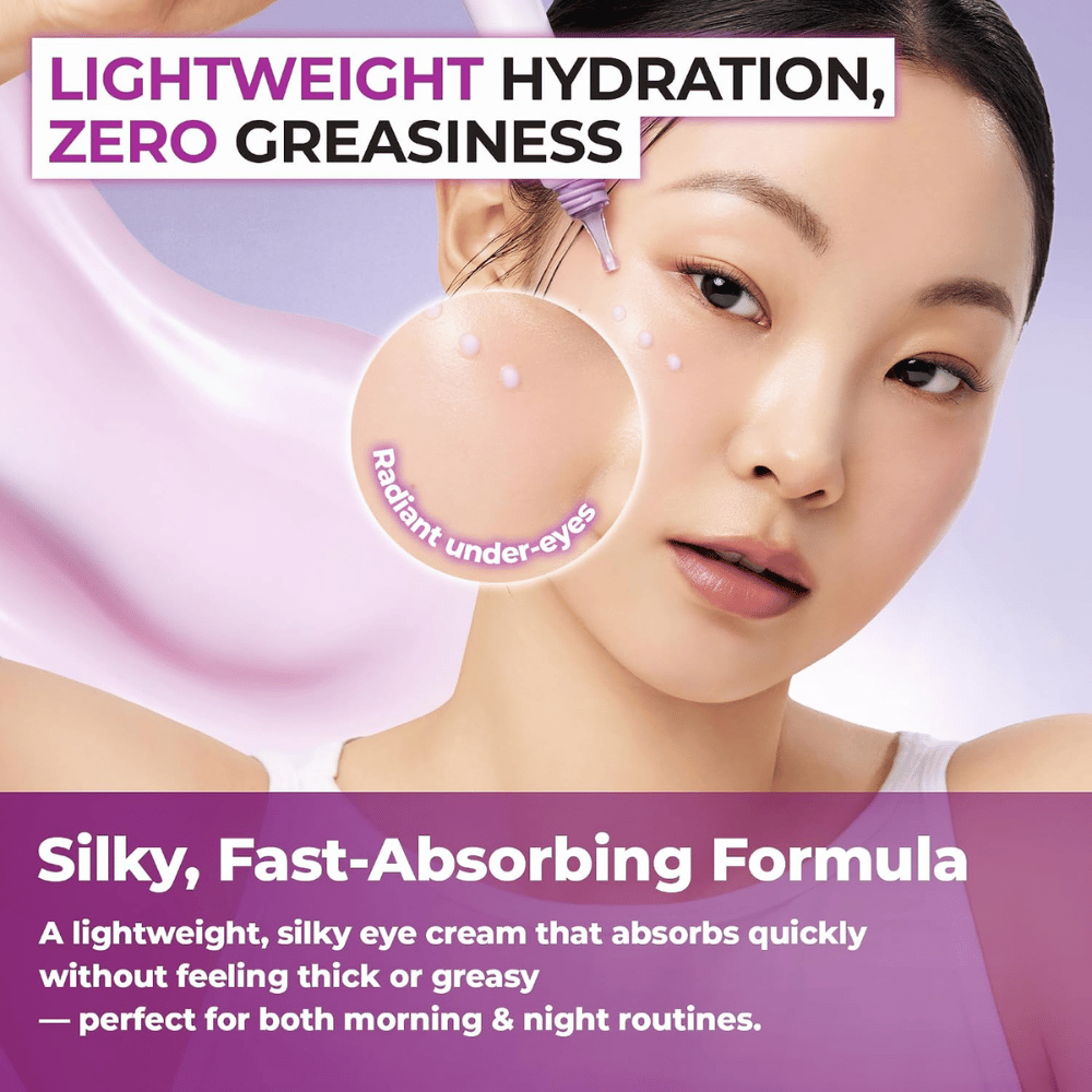 1. Jumiso Niacinamide 5+ Dark Circle Correcting Eye Cream – let Øjencreme som fugter uden at føles fedtet