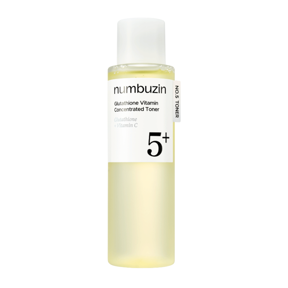Numbuzin No.5+ Glutathione Vitamin Boosting Essential Toner for en mere jævn hudtone og øget glød