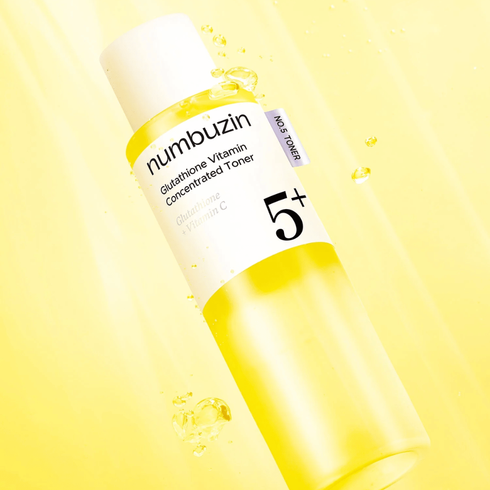 Numbuzin No.5+ Glutathione Vitamin Boosting Essential Toner glødgivende ansigtsvand mod pigmentpletter