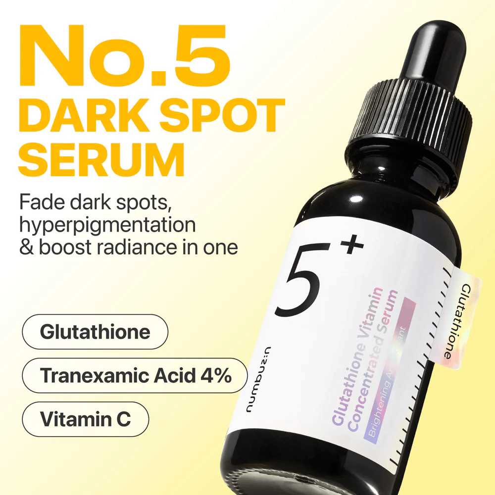 Produktbillede af Numbuzin No.5 Dark Spot Serum med Glutathione, Tranexamic Acid og Vitamin C for at lysne huden.