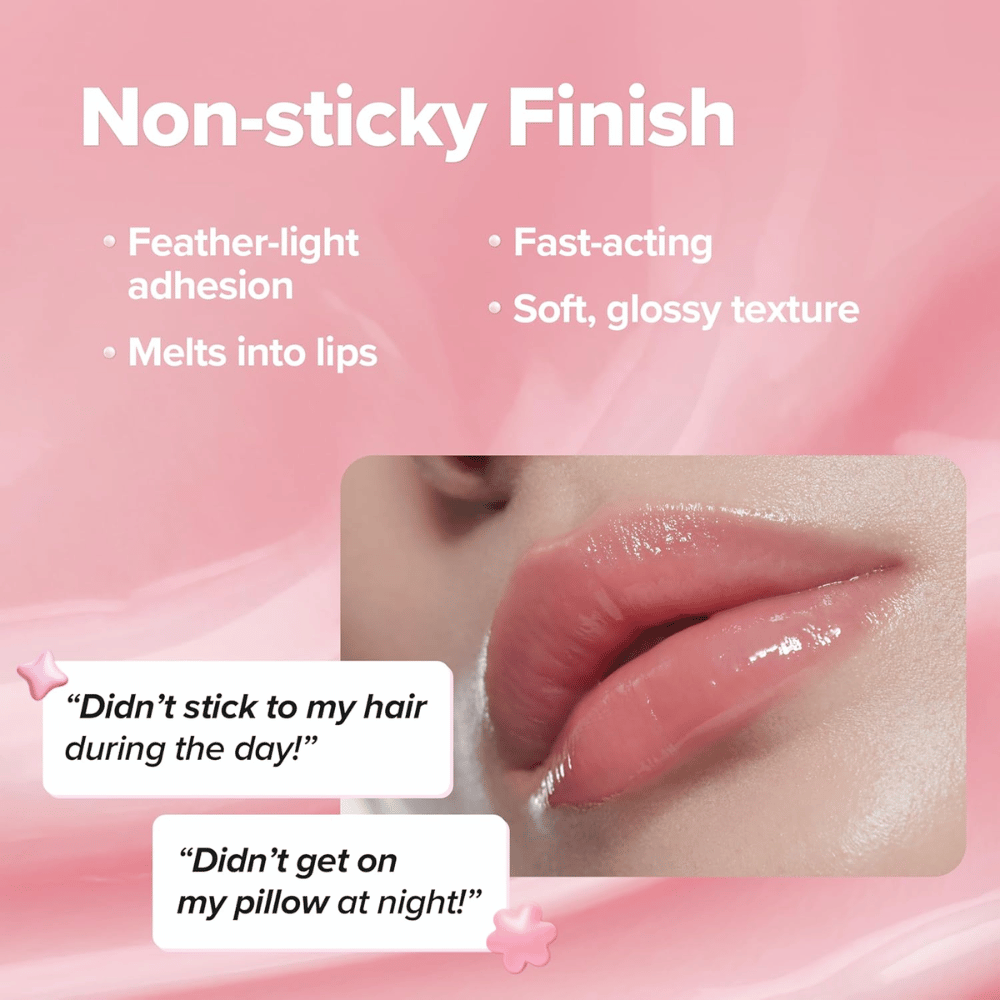 KLAVUU Nourishing Care Lip Sleeping Pack Coconut giver en let, glansfuld og ikke-klæbrig finish, som fugter læberne uden at føles tung.