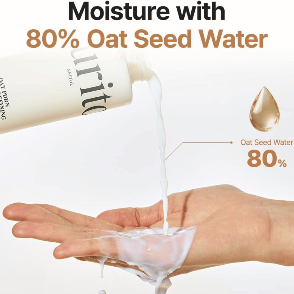Purito SEOUL Oat PDRN Gentle Refining Toner med 80% oat seed water – fugtgivende og beroligende ansigtsvand til følsom og akne-udsat hud