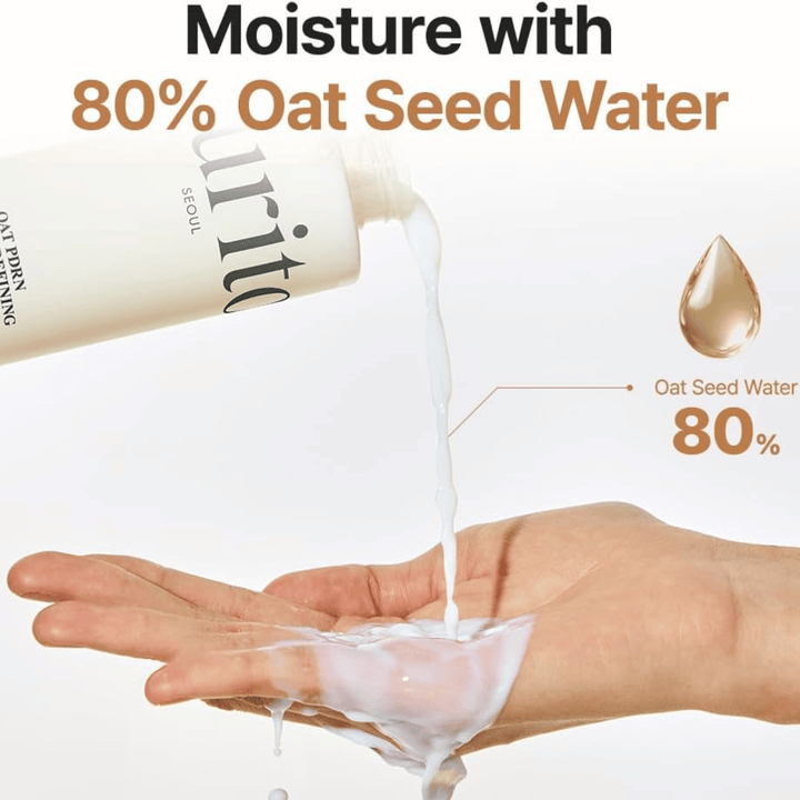 Purito SEOUL Oat PDRN Gentle Refining Toner med 80% oat seed water – fugtgivende og beroligende ansigtsvand til følsom og akne-udsat hud