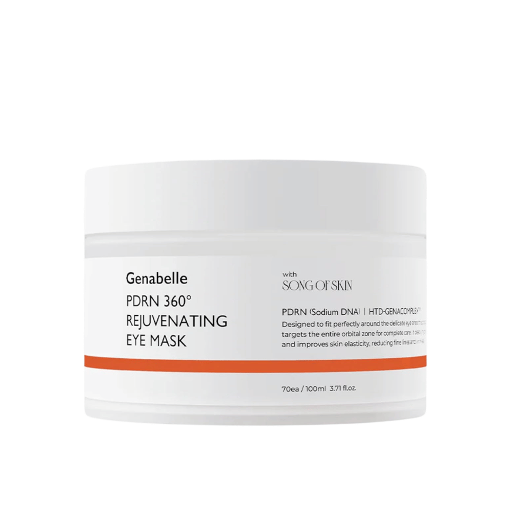 Genabelle PDRN 360° Rejuvenating Eye Mask med PDRN og 360 graders hydrogelmaske til intensiv fugt og pleje af hele øjenområdet.
