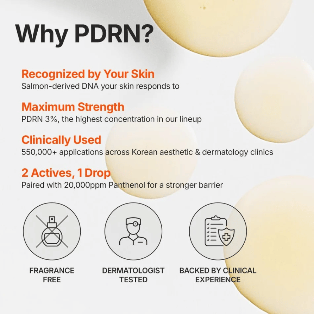 Genabelle PDRN 3% Hyper Boost Ampoule med 3 % PDRN og panthenol til hudbarrieren