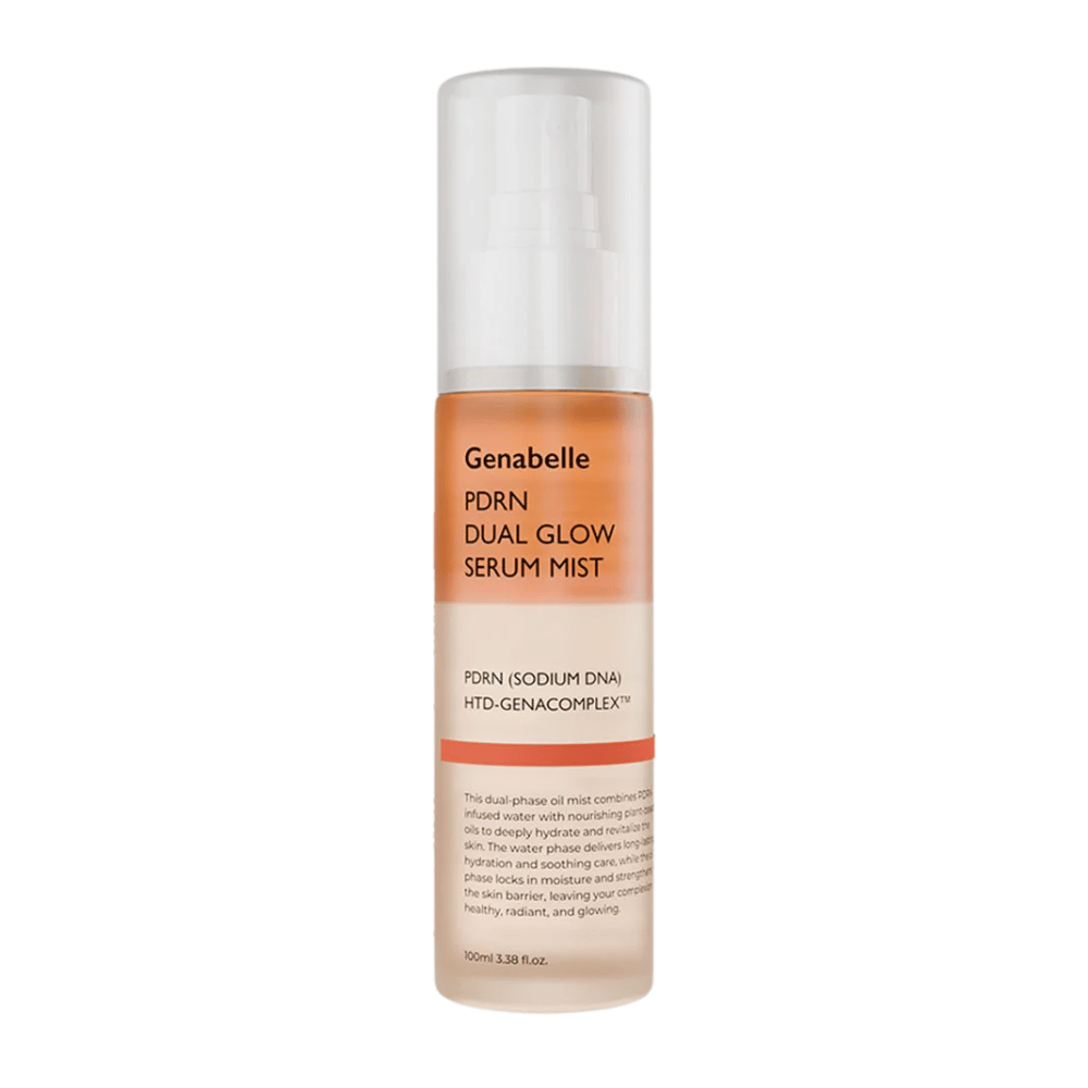 Genabelle PDRN Dual Glow Serum Mist 100 ml produktbillede mod hvid baggrund