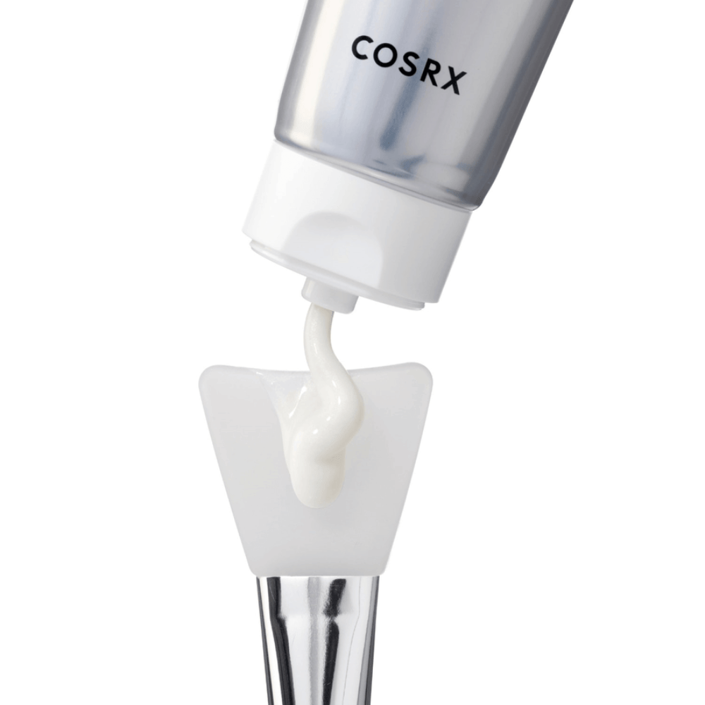 COSRX PDRN EXOSOME Skinplaning Glaze Mask med cremet tekstur, som giver glow, fugter huden og forbedrer hudens struktur.