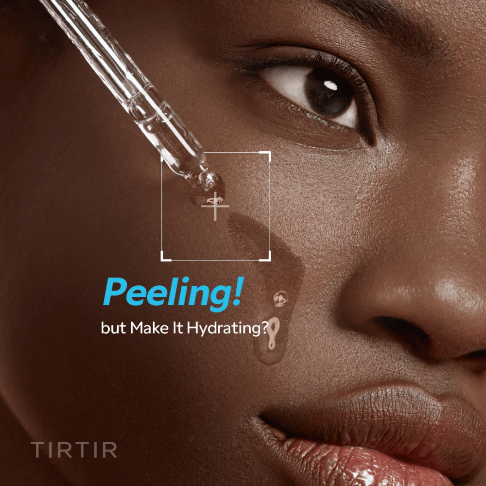 TIRTIR PHA 15% Serum – fugtgivende eksfoliering med pipette påført på huden