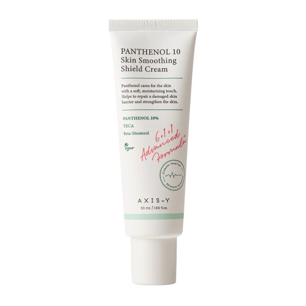 AXIS-Y Panthenol 10 Skin Smoothing Shield Cream 50 ml produktbillede mod hvid baggrund