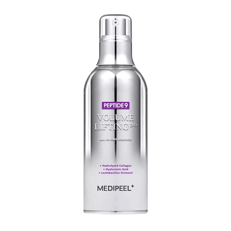 Medi-Peel Peptide 9 Volume Lifting All In One Essence Pro essence – koreansk anti-age essence med peptider, kollagen og hyaluronsyre som hjælper med at fugte og give fastere hud.