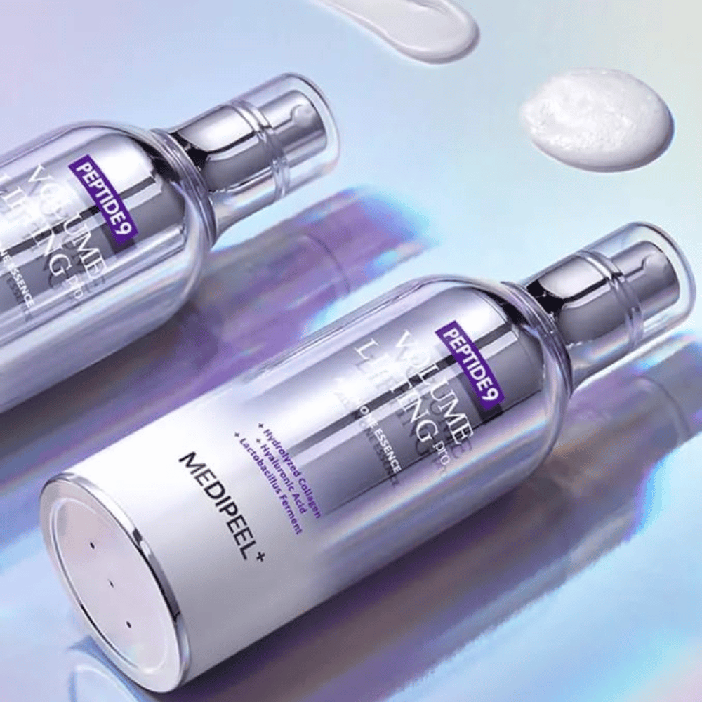 Medi-Peel Peptide 9 Volume Lifting Essence – fugtgivende anti-age essence med peptider som hjælper med at give huden mere volumen, glød og en fastere følelse.