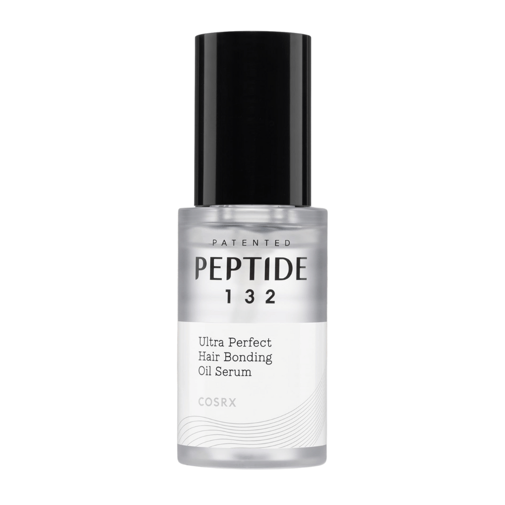 Produktbillede af COSRX Peptide 132 Ultra Perfect Hair Bonding Oil Serum – reparerende hårolie, der styrker og giver glans.