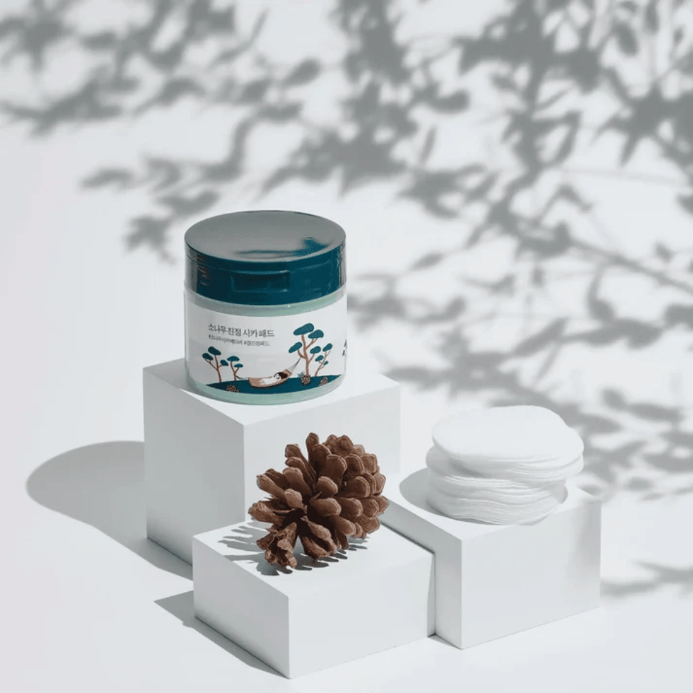 ROUND LAB Pine Calming Cica Pad – toner pads med fyrre- og cica-inspireret design
