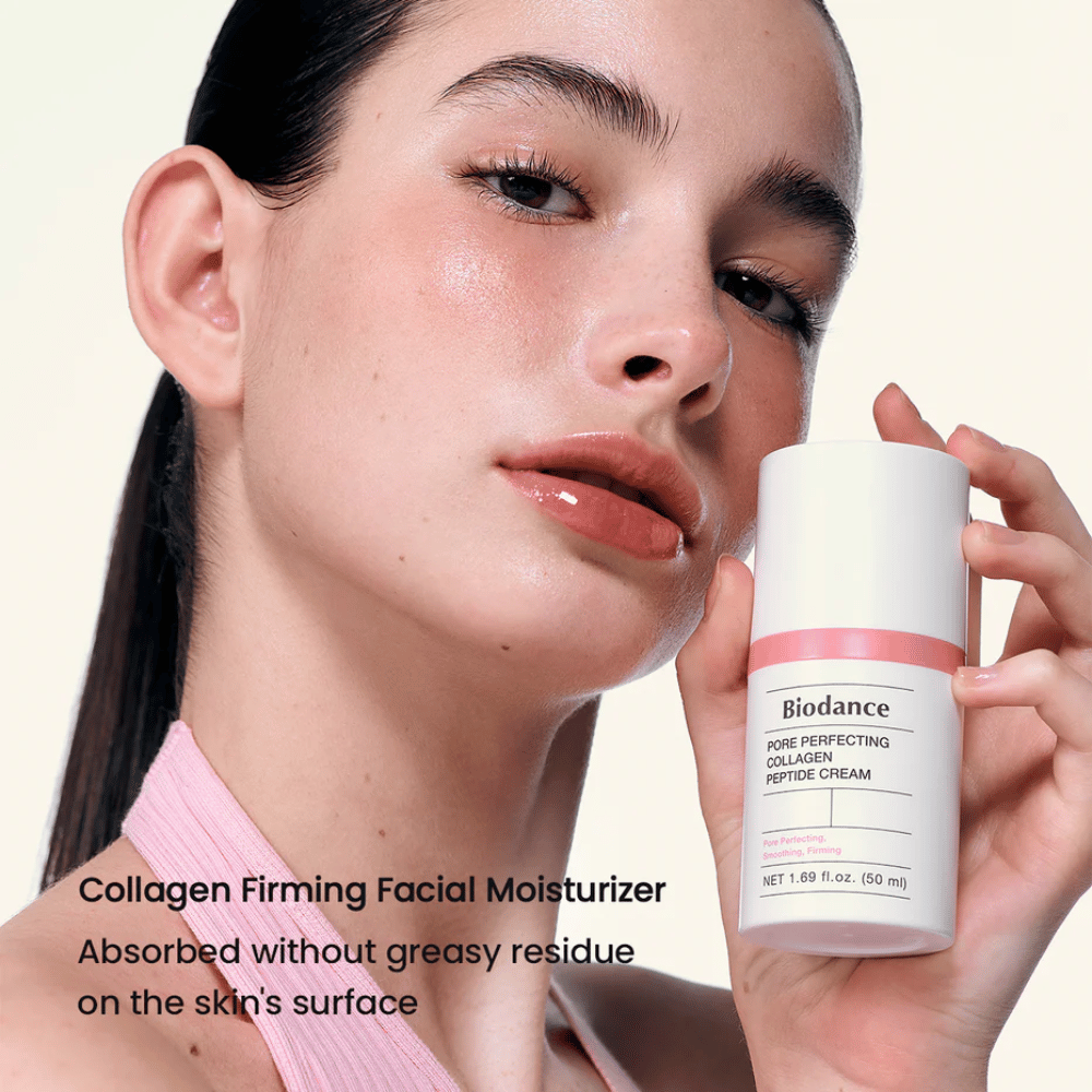 Biodance Pore Perfecting Collagen Peptide Cream 50 ml – collagen opstrammende fugtighedscreme, der absorberes uden klistret finish