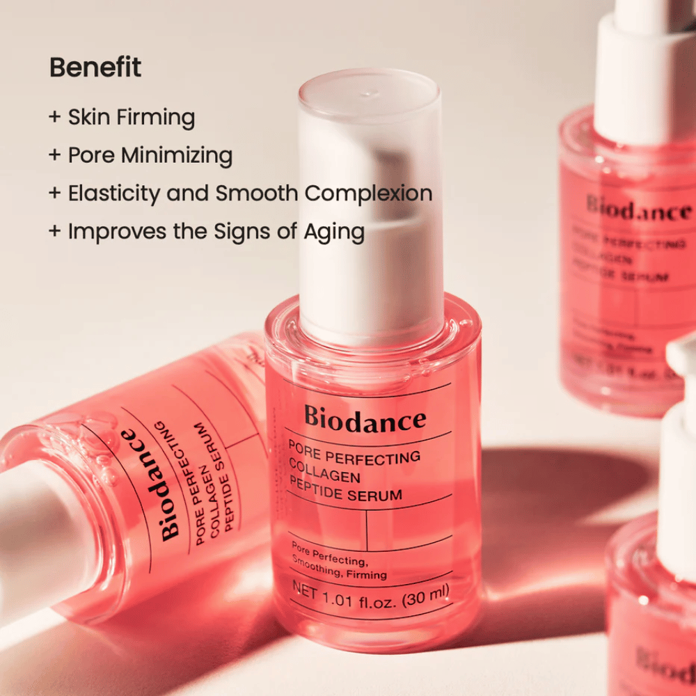 Biodance Pore Perfecting Collagen Peptide Serum 30 ml – opstrammende og porreducerende ansigtsserum.