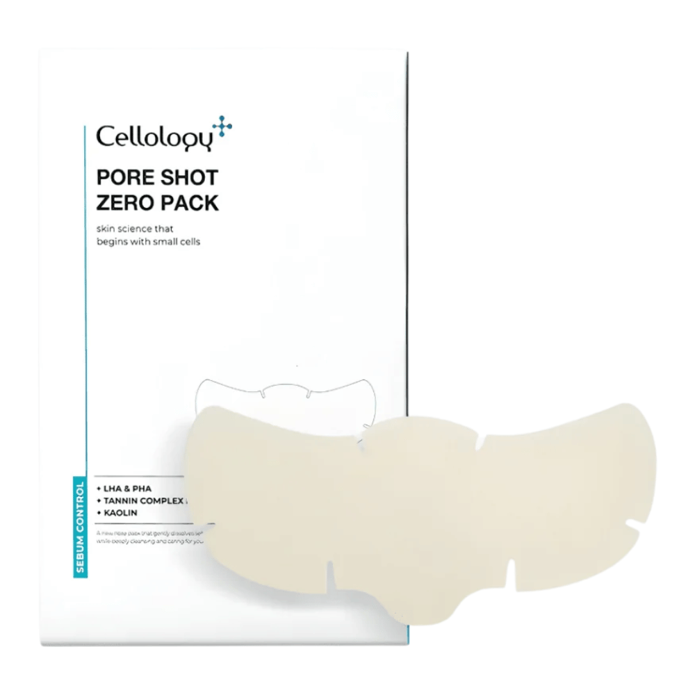 Cellology Pore Shot Zero Pack – poreplaster til målrettet pleje af porer og overskydende talg