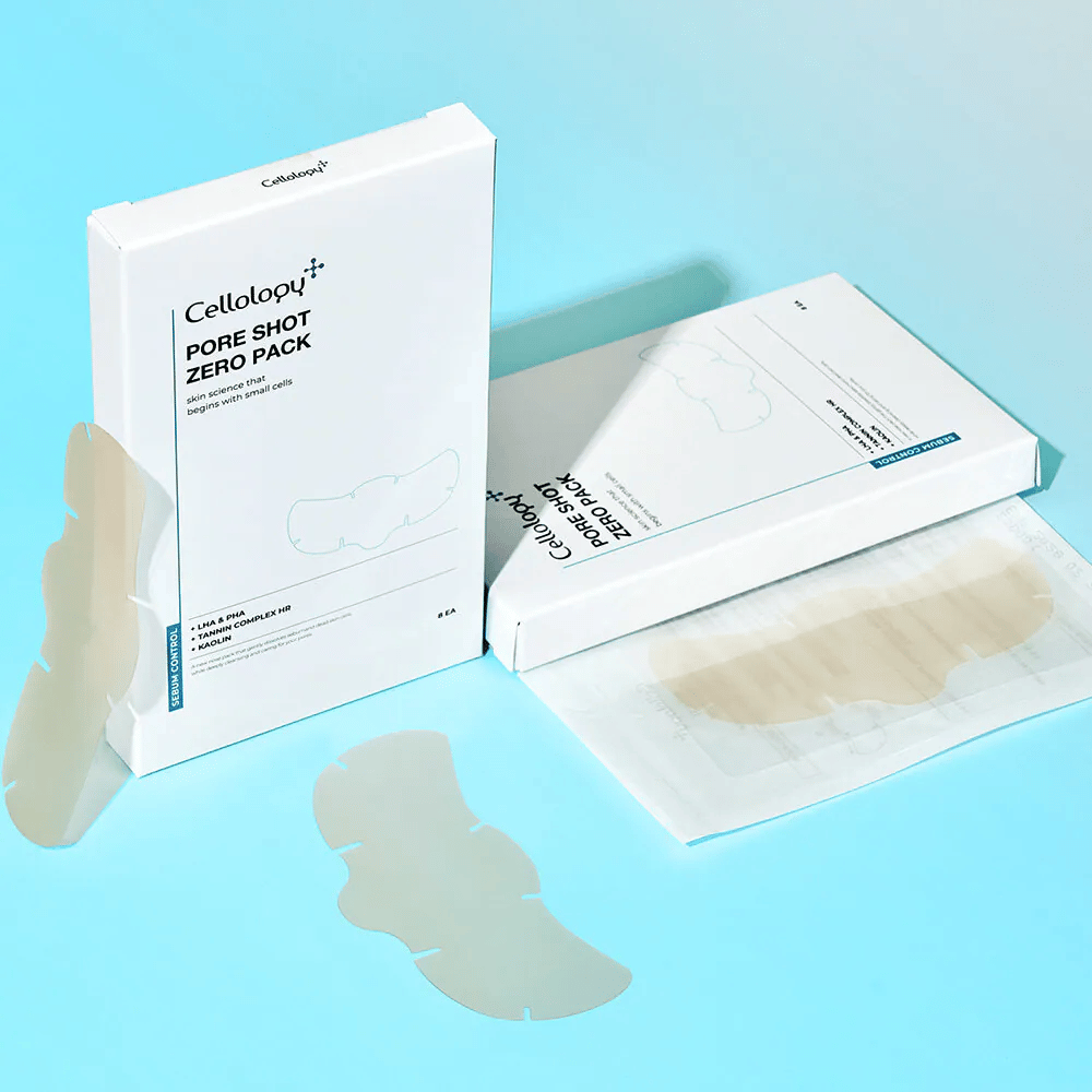 Cellology Pore Shot Zero Pack – poreplejende patches med LHA, PHA, kaolin og tanninkompleks