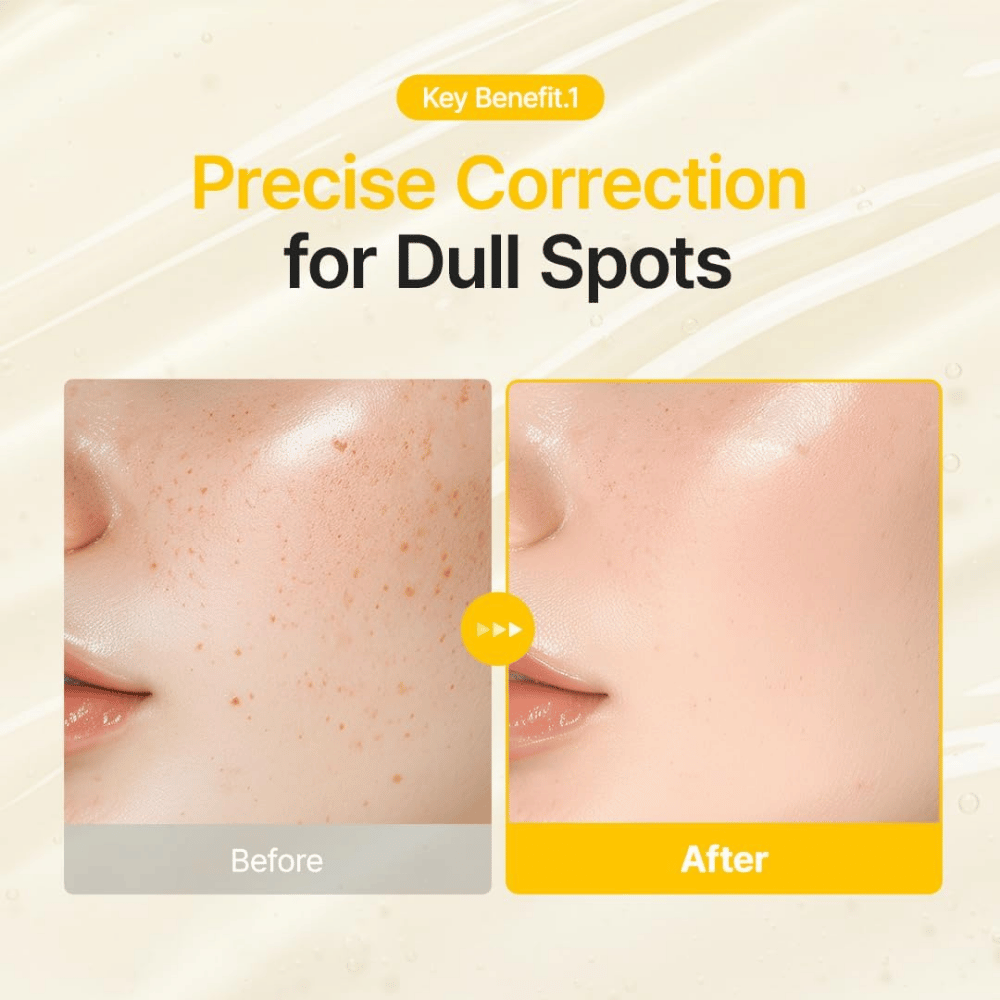 Purito SEOUL Pure Vitamin C Serum hjælper med at forbedre synligheden af pigmentpletter og ujævn hudtone for et mere ensartet udseende.