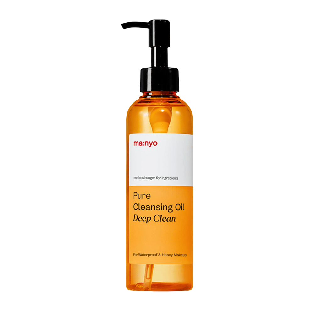 ma:nyo Pure Cleansing Oil Deep Clean produktbillede – koreansk renseolie udviklet til at fjerne solbeskyttelse, makeup og overskydende talg.