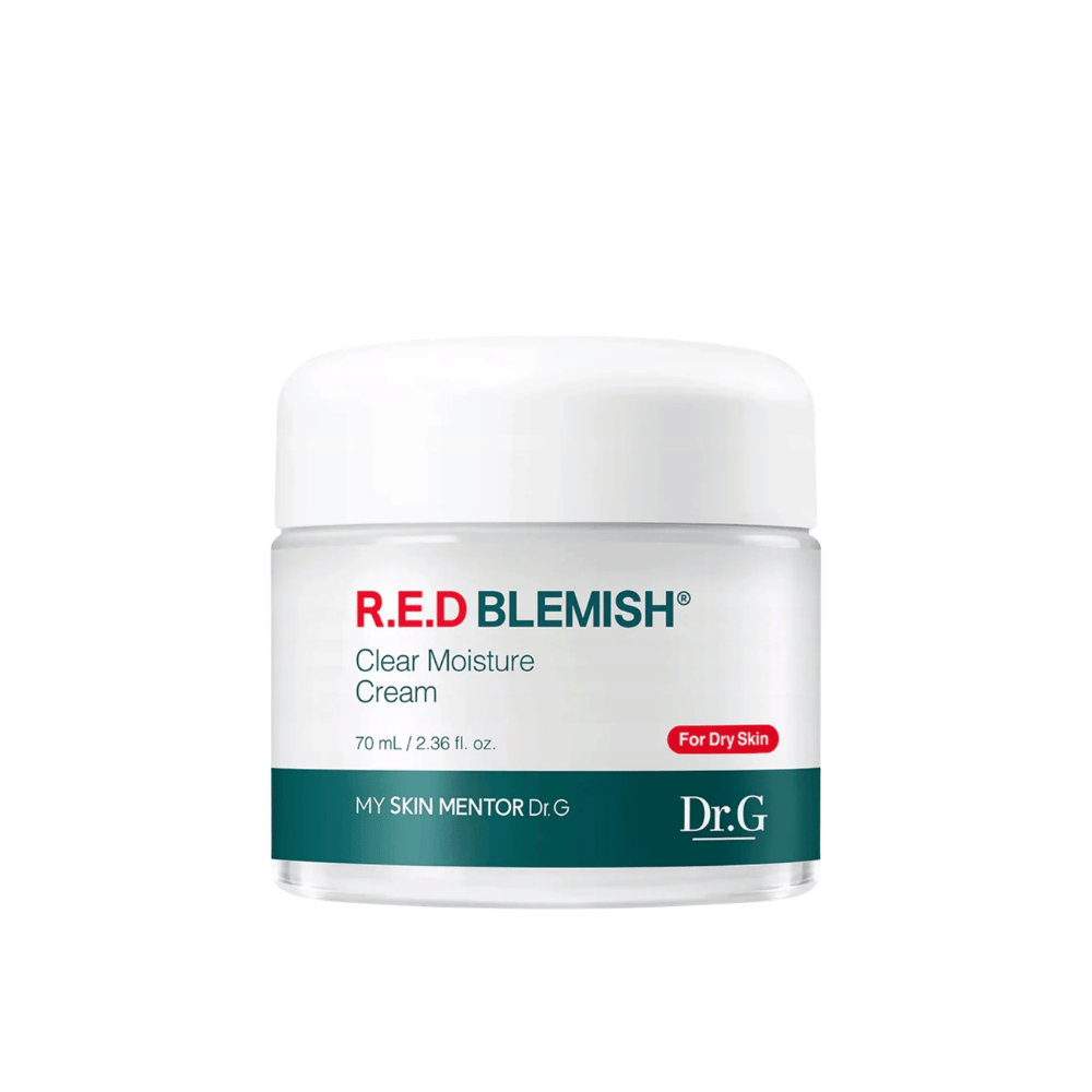 Dr.G R.E.D Blemish Clear Moisture Cream – fugtgivende ansigtscreme i 70 ml krukke.