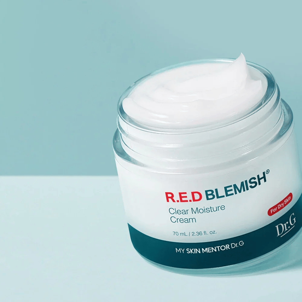 Dr.G R.E.D Blemish Clear Moisture Cream 70 ml – koreansk ansigtscreme til tør hud.