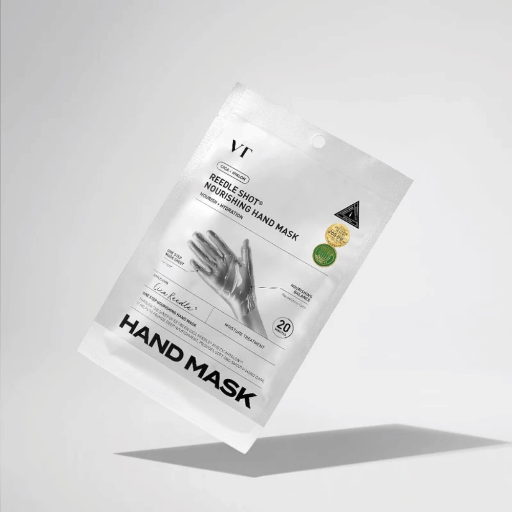 VT Cosmetics Reedle Shot Nourishing Hand Mask plejende håndmaske, som blødgør og fugter huden