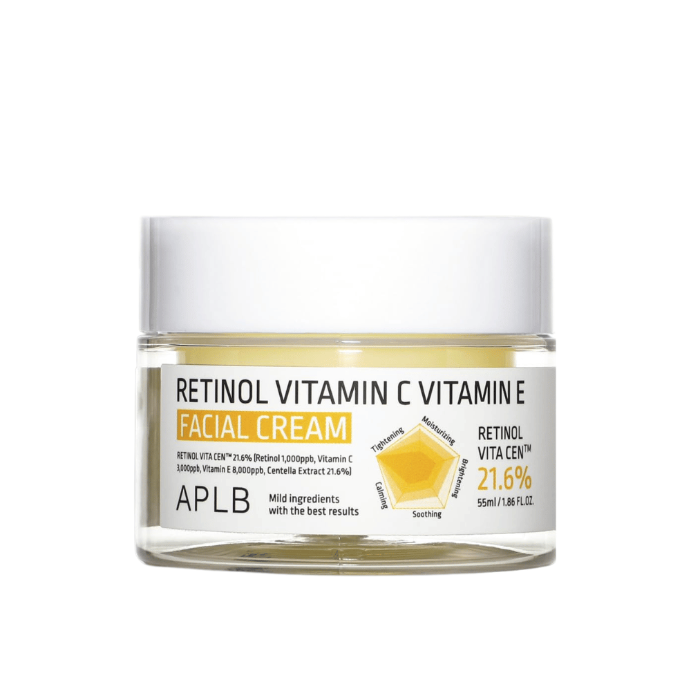 APLB Retinol Vitamin C Vitamin E Facial Cream 55 ml produktbillede mod hvid baggrund