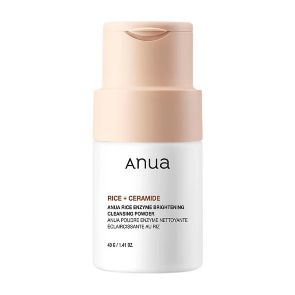 Anua Rice Enzyme Brightening Cleansing Powder er et renseprodukt, der kombinerer ris og ceramider for at give en mild eksfoliering og glød. Det skaber et rigt skum, der effektivt fjerner snavs og døde hudceller, hvilket resulterer i en ren og strålende hud. Med sin pH-balancerede formel er det velegnet til alle hudtyper, inklusive følsom hud.