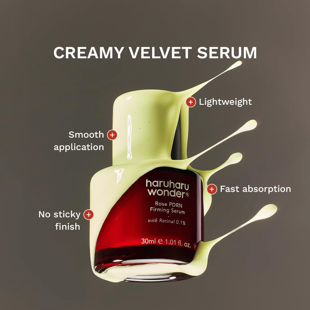 Haruharu Wonder Rose PDRN Firming Serum – let cremet serum med hurtig absorption og ikke-klistret finish