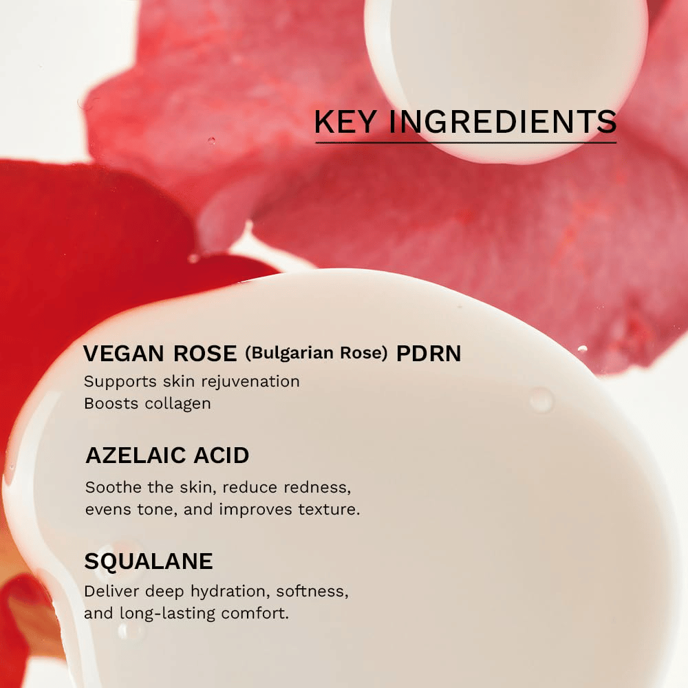 Haruharu Wonder Rose PDRN Soothing Serum med vegansk PDRN fra bulgarsk rose, azelainsyre og squalane