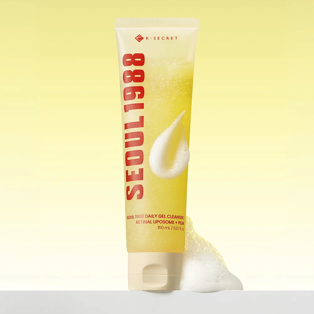 K-SECRET SEOUL 1988 Daily Gel Cleanser – skummende ansigtsrens med retinal og pære
