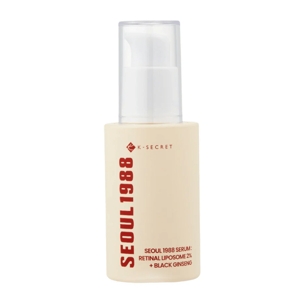 SEOUL 1988 Serum - Retinal Liposome 2% + Sort Ginseng

Dette højtydende serum kombinerer 2% Retinal Liposome og Sort Ginseng for effektivt at reducere rynker, forbedre hudens elasticitet og udjævne hudtonen.

✨ Fordele:
✔ Retinal Liposome 2% – Hurtigvirkende retinoid for en glattere hudstruktur
✔ Sort Ginseng – Styrker og beskytter huden med kraftfulde antioxidanter
✔ Letabsorberende formel – Passer til alle hudtyper, også følsom hud

Perfekt for dig, der ønsker at booste hudens fornyelse og opnå en st
