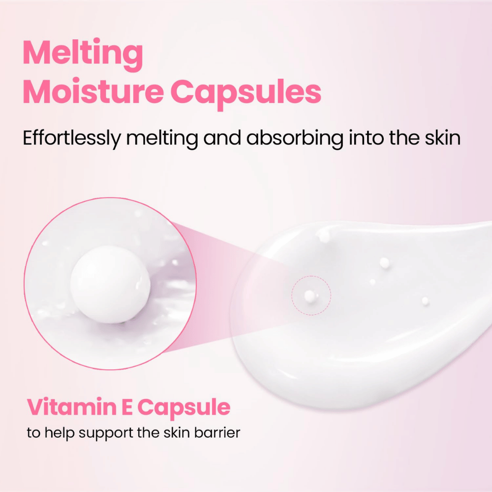 K-SECRET SEOUL 1988 Sleeping Mask – cremet konsistens med smeltende fugtkapsler og vitamin E, som hjælper med at støtte hudbarrieren.