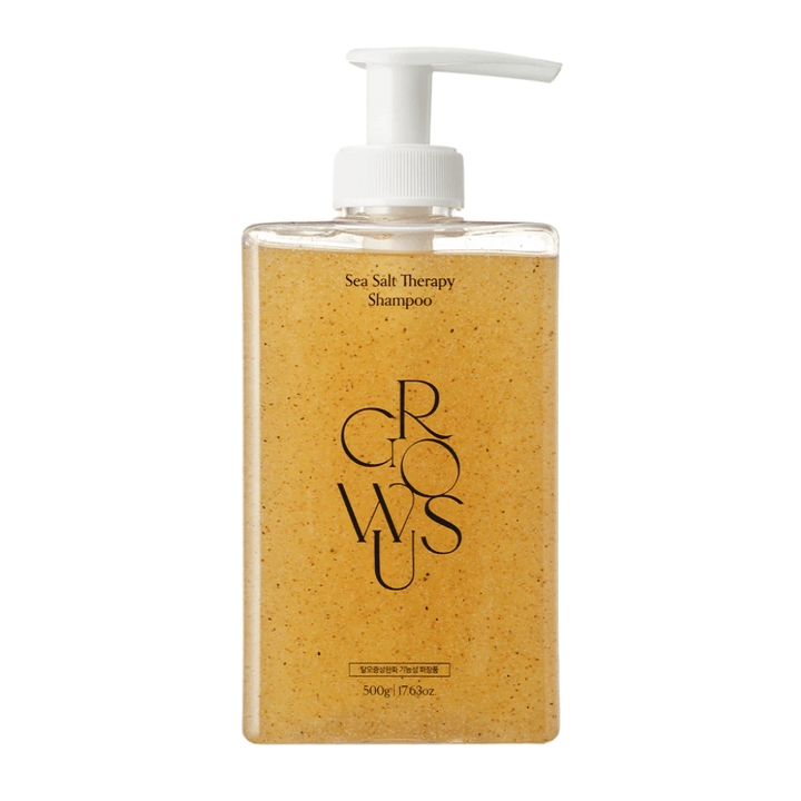 GROWUS Sea Salt Therapy Shampoo 500 ml – eksfolierende shampoo med havsalt til en balanceret hovedbund