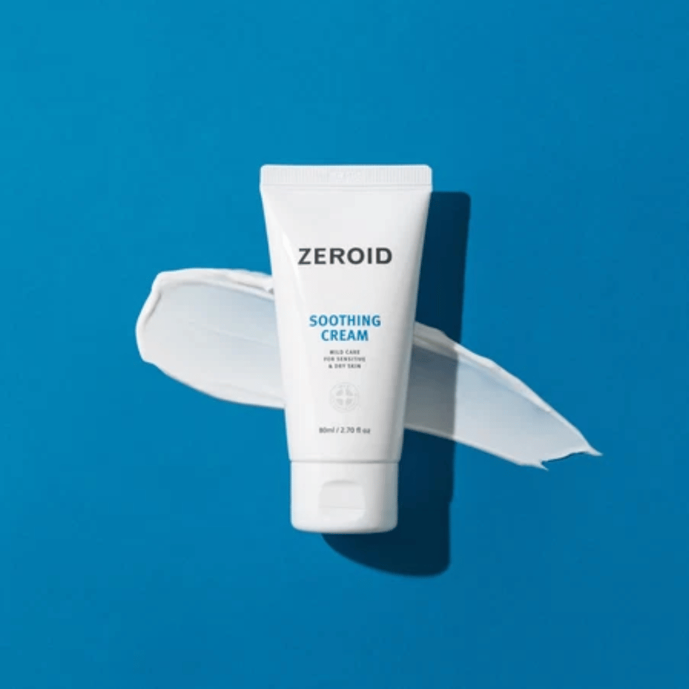 ZEROID Soothing Cream med barriereforstærkende og fugtgivende egenskaber til sensitiv hud