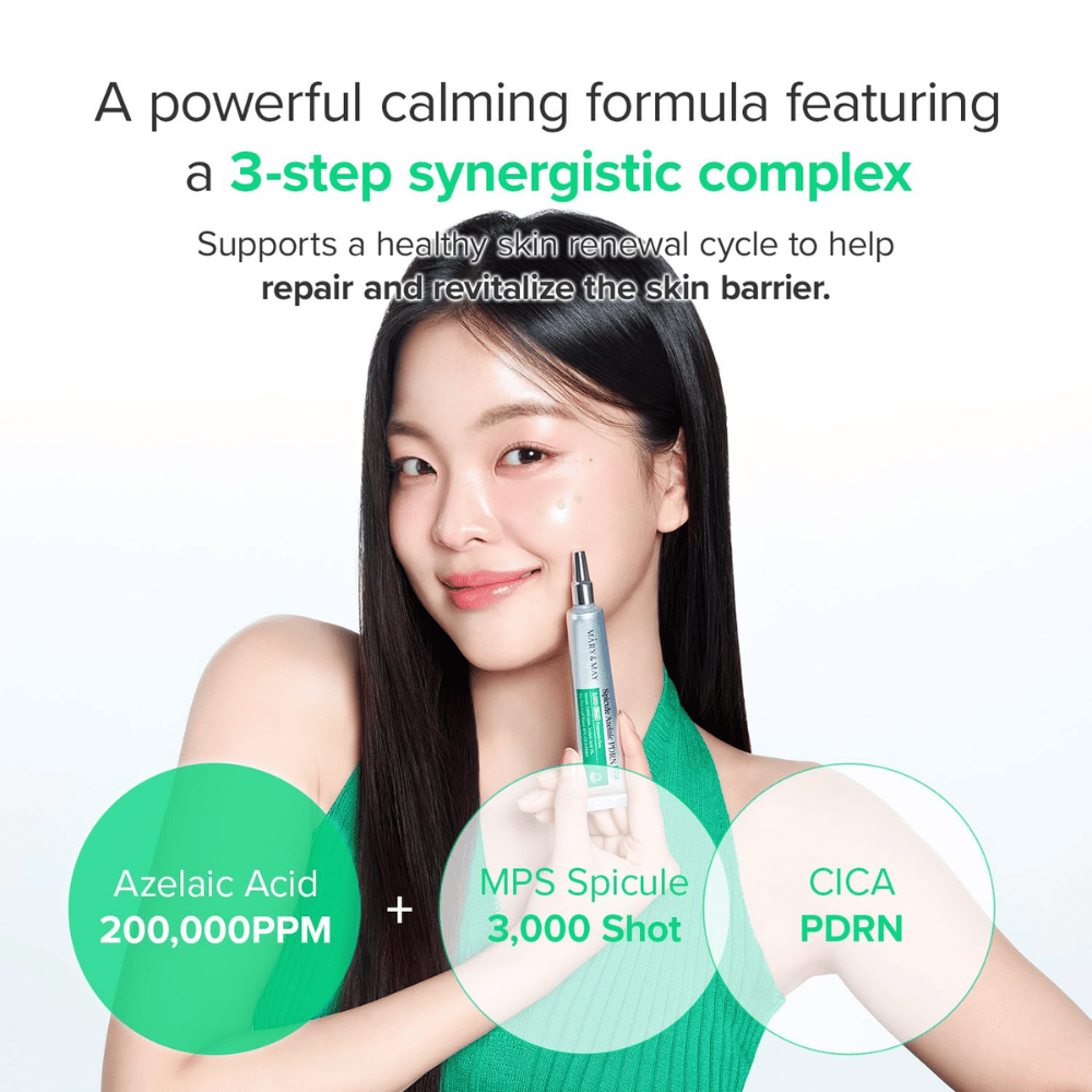 Mary&May Spicule Azelaic PDRN Spot Cream – formel med azelainsyre, MPS-spikler og CICA PDRN