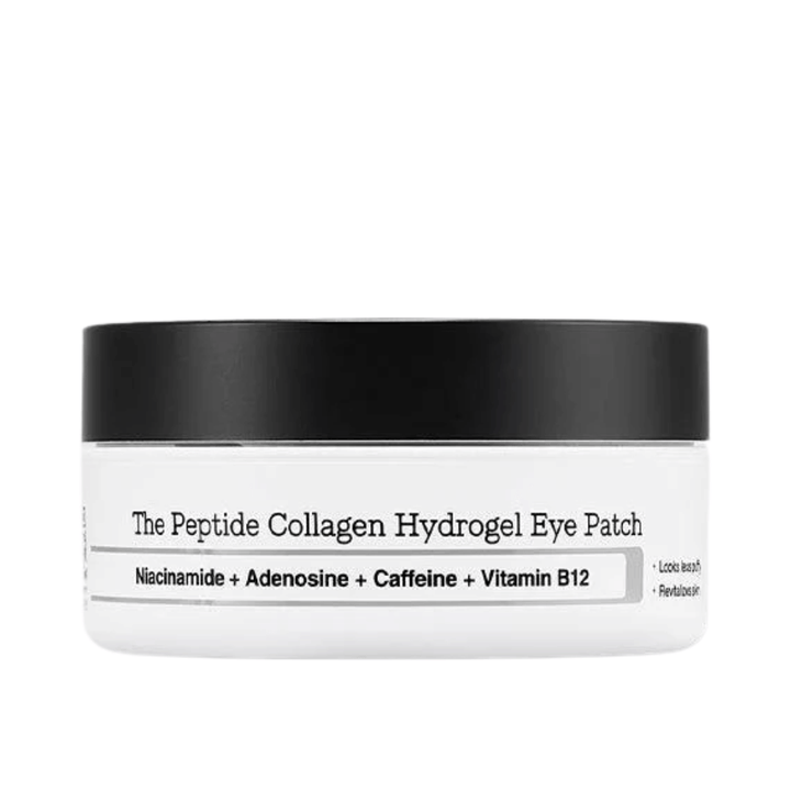 Produktbillede af COSRX Peptide Collagen Hydrogel Eye Patch – øjenmaske med peptider og vitamin B12 for glød og fasthed.