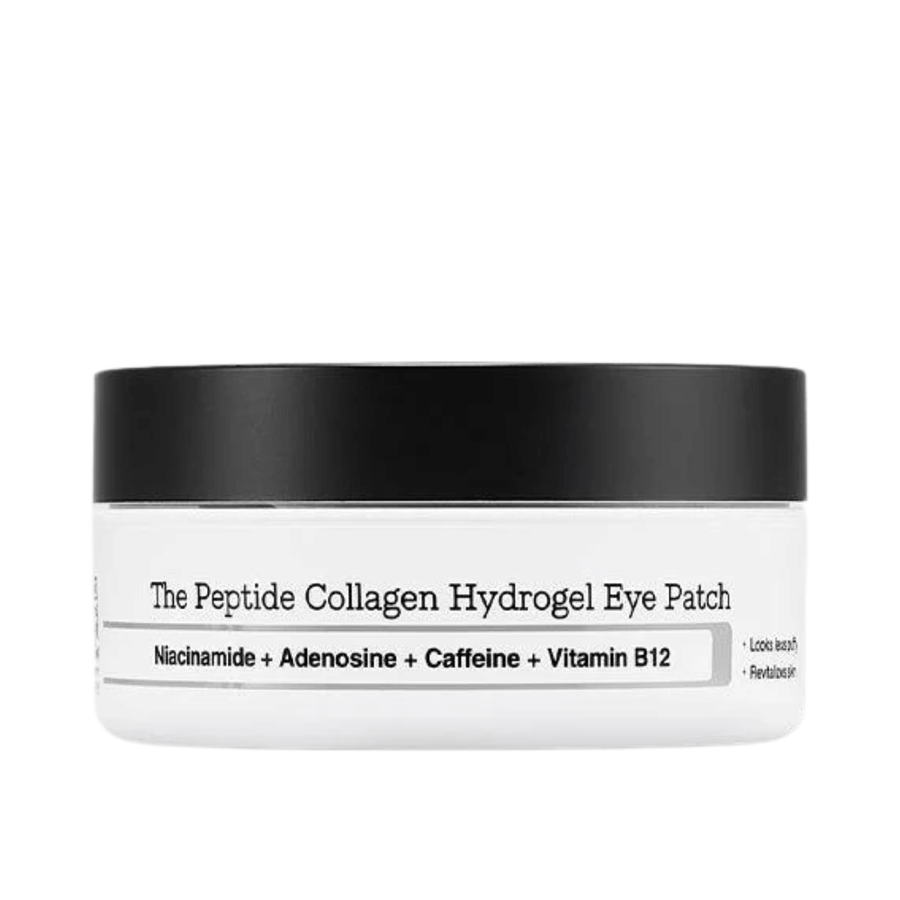 Produktbillede af COSRX Peptide Collagen Hydrogel Eye Patch – øjenmaske med peptider og vitamin B12 for glød og fasthed.