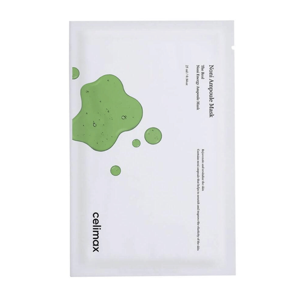 The Real Noni Ampoule Mask fra Celimax er en fugtgivende ansigtsmaske, der hjælper med at forbedre hudens elasticitet og struktur. Beriget med noni-ekstrakt giver denne maske intensiv næring og giver huden en frisk glød. Perfekt til en opfriskende og beroligende hudplejebehandling!