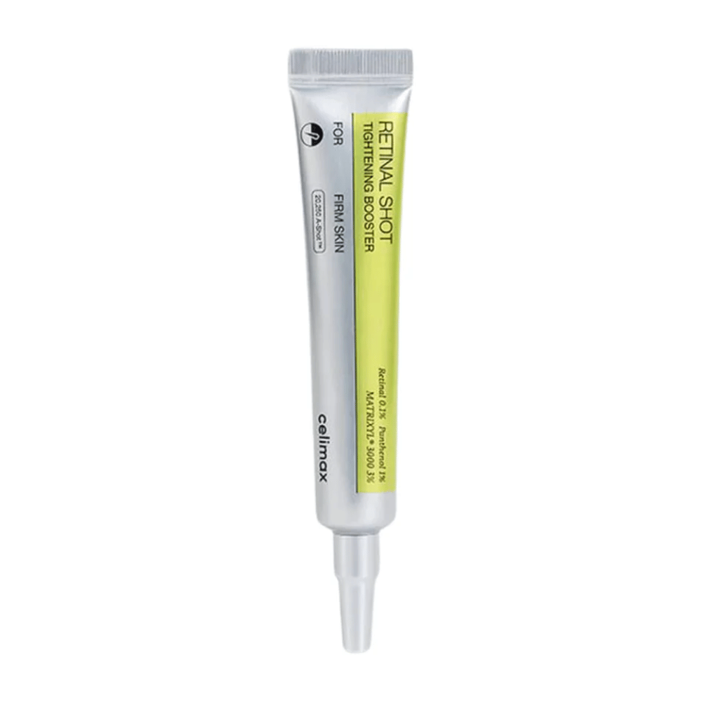 Få en fastere og mere ungdommelig hud med Celimax Vita A Retinal Shot Tightening Booster. Denne effektive formel med retinal hjælper med at mindske synligheden af rynker og øge hudens elasticitet. Perfekt til at give din hud den pleje, den fortjener!