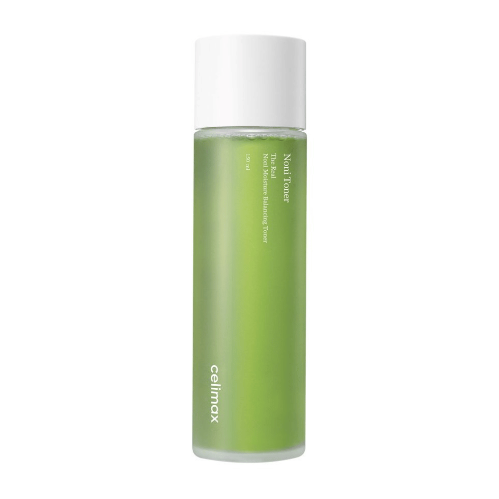 Celimax The Real Noni Moisture Balancing Toner er en forfriskende toner, der fugter og balancerer huden. Beriget med Noni-ekstrakt hjælper den med at berolige irritationer og forbedre hudens struktur.