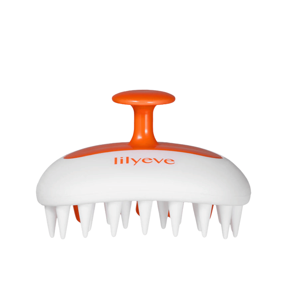 LILYEVE Two-Way Gua Sha Brush hovedbundsbørste i silikone til rengøring, massage og afslapning