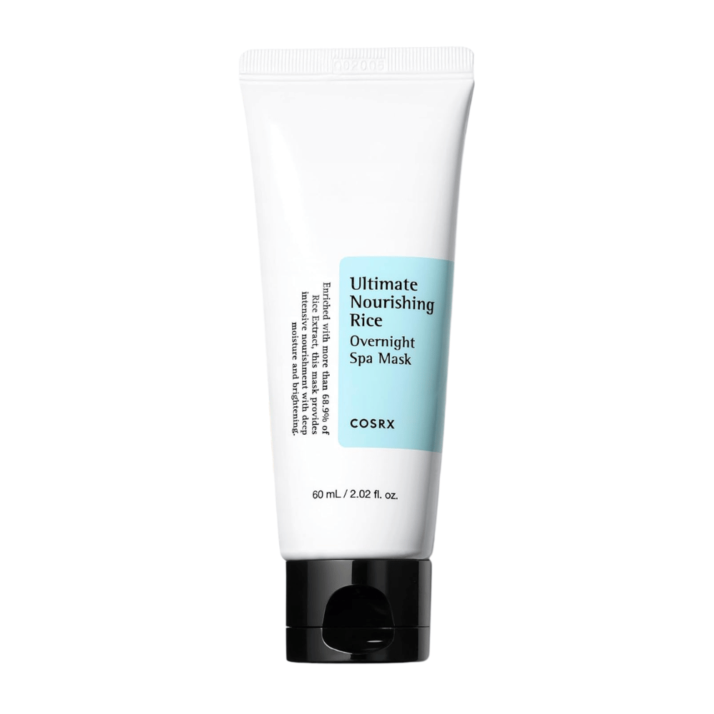 COSRX Ultimate Nourishing Rice Overnight Spa Mask 60 ml sovemaske med risekstrakt for fugtet og klar hud