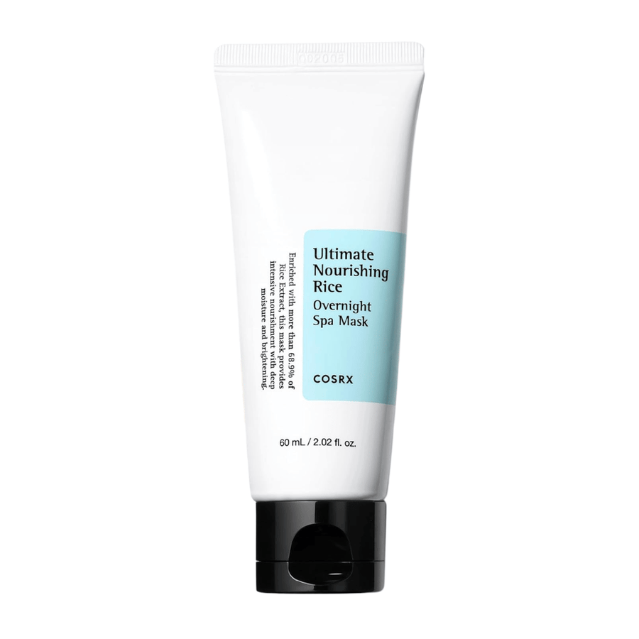 COSRX Ultimate Nourishing Rice Overnight Spa Mask 60 ml sovemaske med risekstrakt for fugtet og klar hud