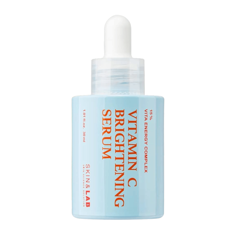 Skin&Lab Vitamin C Brightening Serum med 15% Vita Energy Complex jævner hudtonen og reducerer mørke pletter. Den fugter, giver huden glød og forbedrer teksturen, hvilket gør den perfekt til et strålende og sundt look.