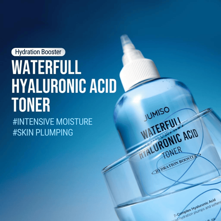 Jumiso Waterfull Hyaluronic Acid Toner – koreansk fugttone til intensiv fugtgivning og fyldig hud med let, klæbefri fornemmelse