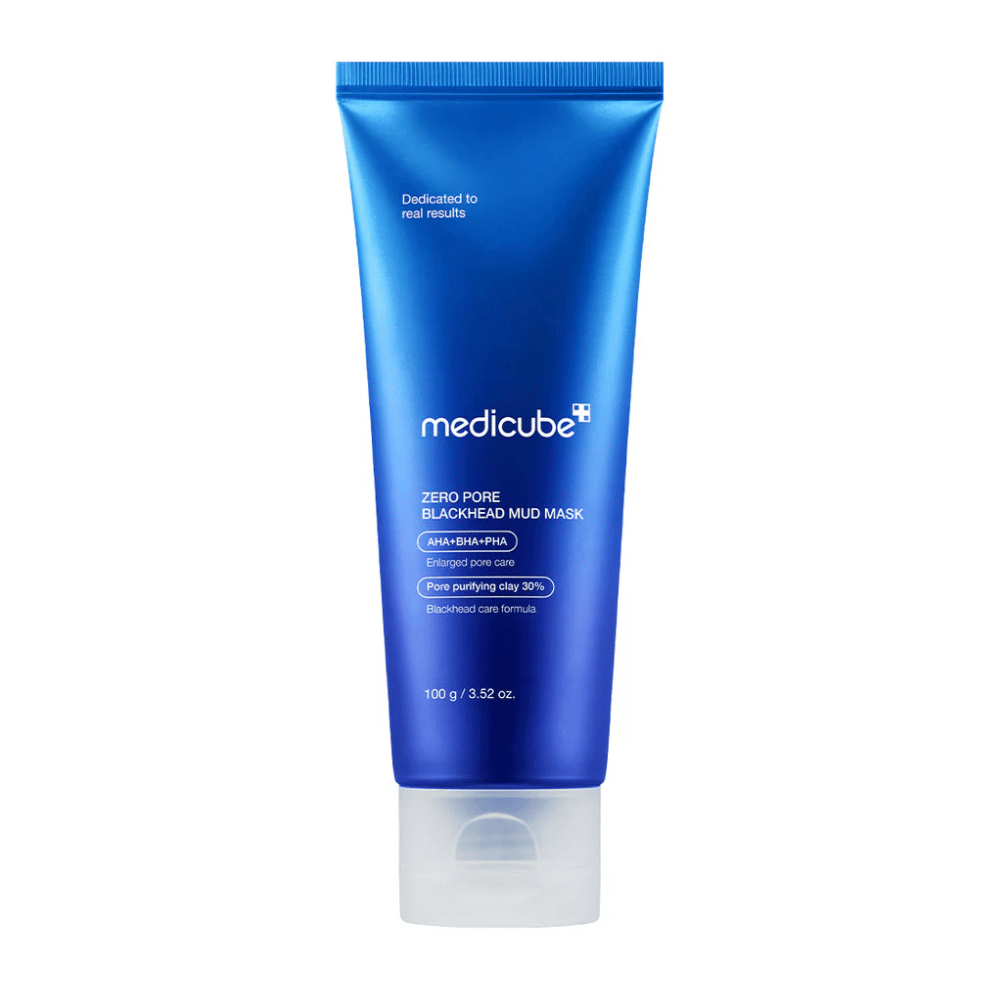 Produktbillede af Medicube Zero Pore Blackhead Mud Mask, 100 g tube.
